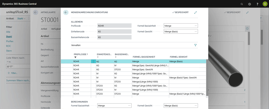 ERP Software Industrie unitop Einheitenmanagement